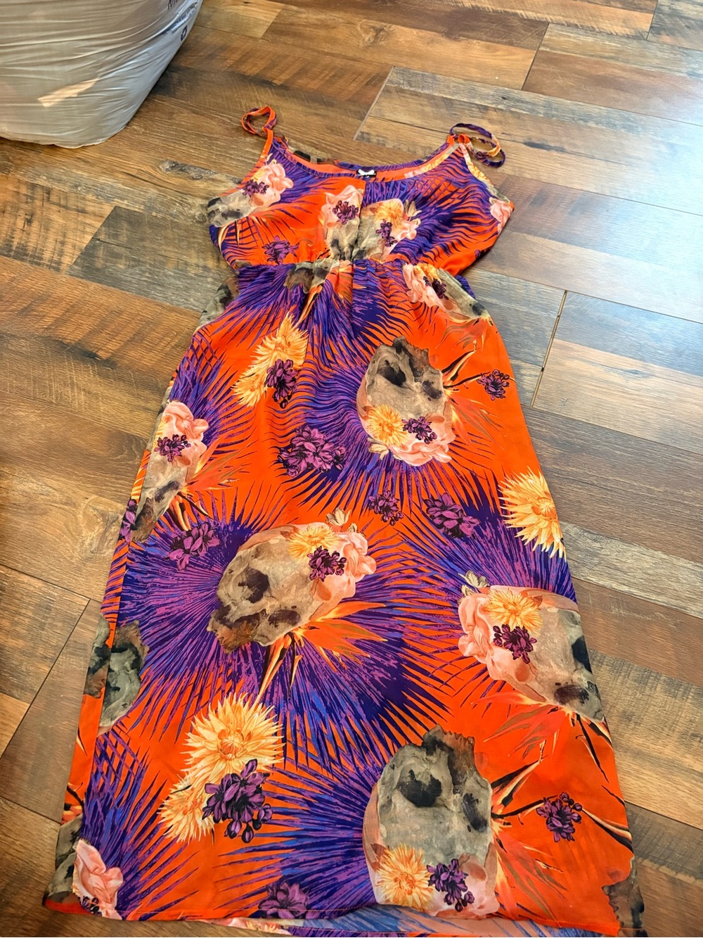Iron Fist tropical skull dress